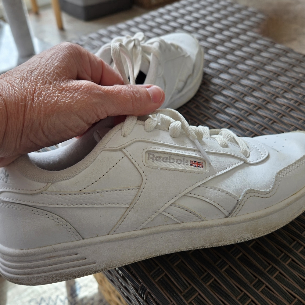 Reebok Classic White Leather Sneakers - Picture 6 of 8